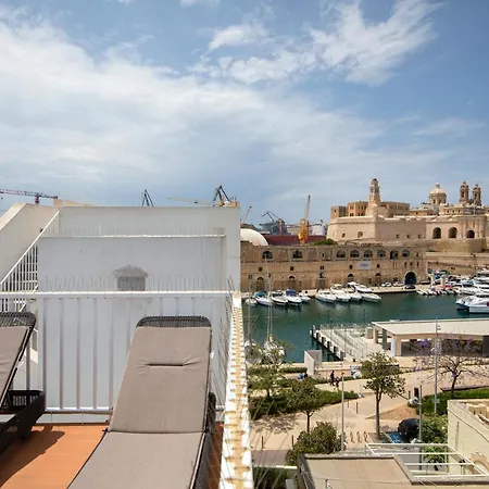 בית נופש Traditional & Modern Maltese Townhouse - Rooftop Terrace And Sea Views, Close To Birgu Waterfront Cospicua